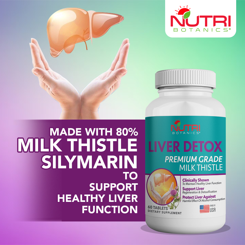 Liver Detox Milk Thistle Supplement Liver Health Supplement VitaminMall